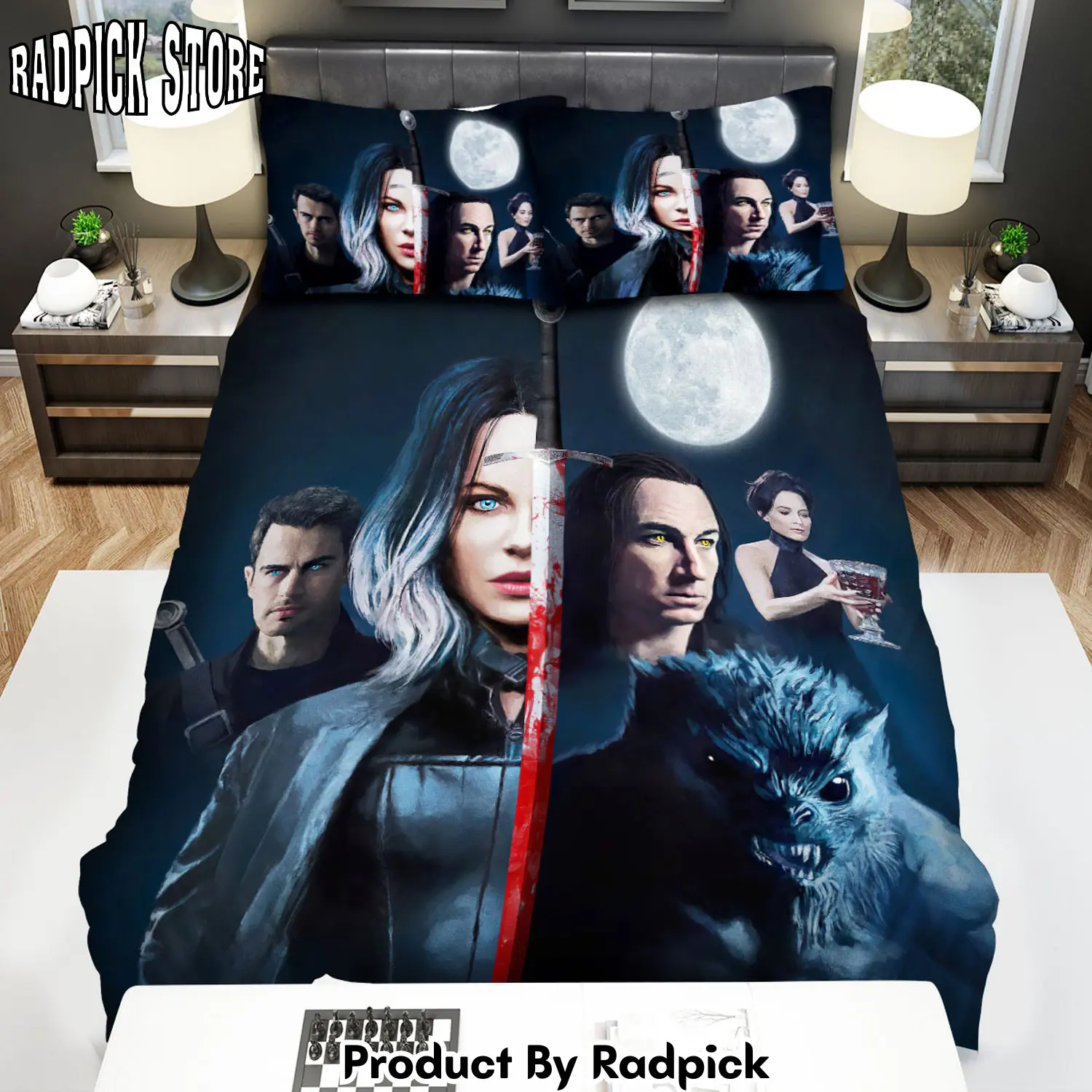 Radpick underworld moon and sword duvet cover bedroom sets comfortable bedding sets rp327593